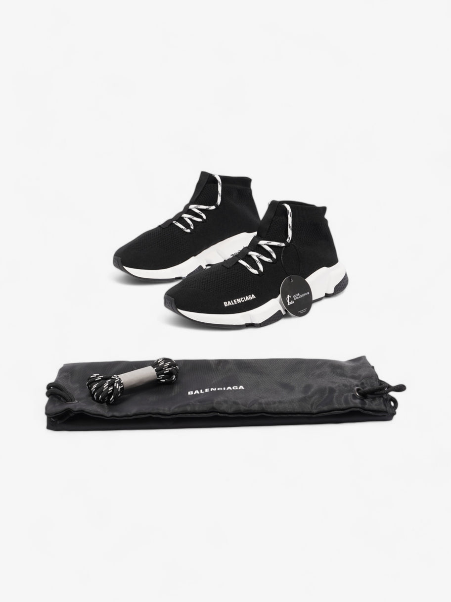 Balenciaga Speed Lace Up Black / White Cotton EU 44 UK 10 Image 10