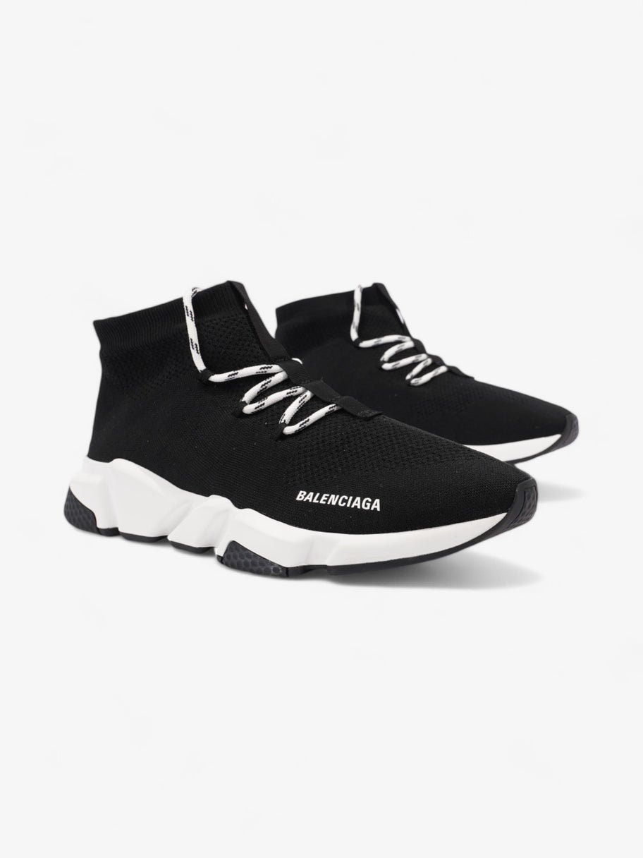 Balenciaga Speed Lace Up Black / White Cotton EU 44 UK 10 Image 2