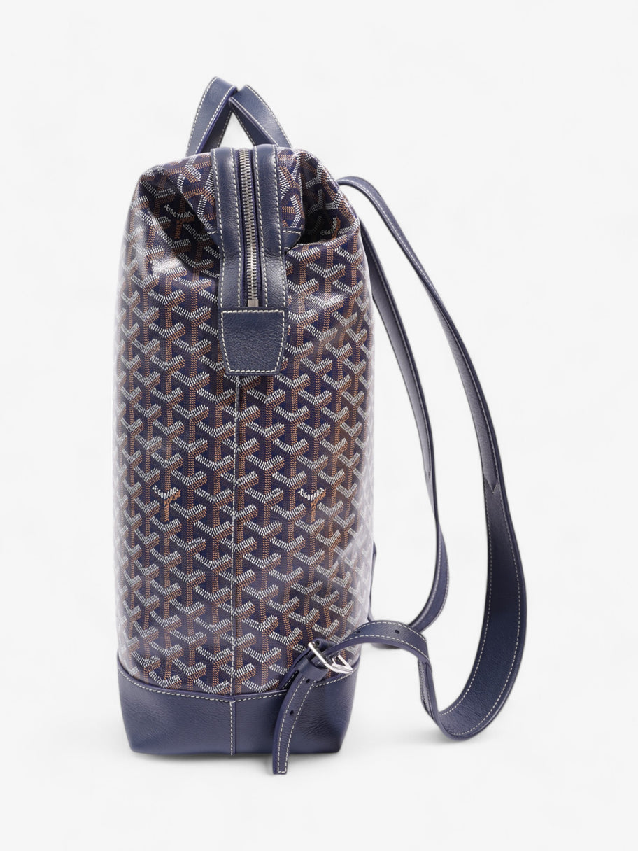 Goyard Cisalpin Blue Calfskin Leather Image 3