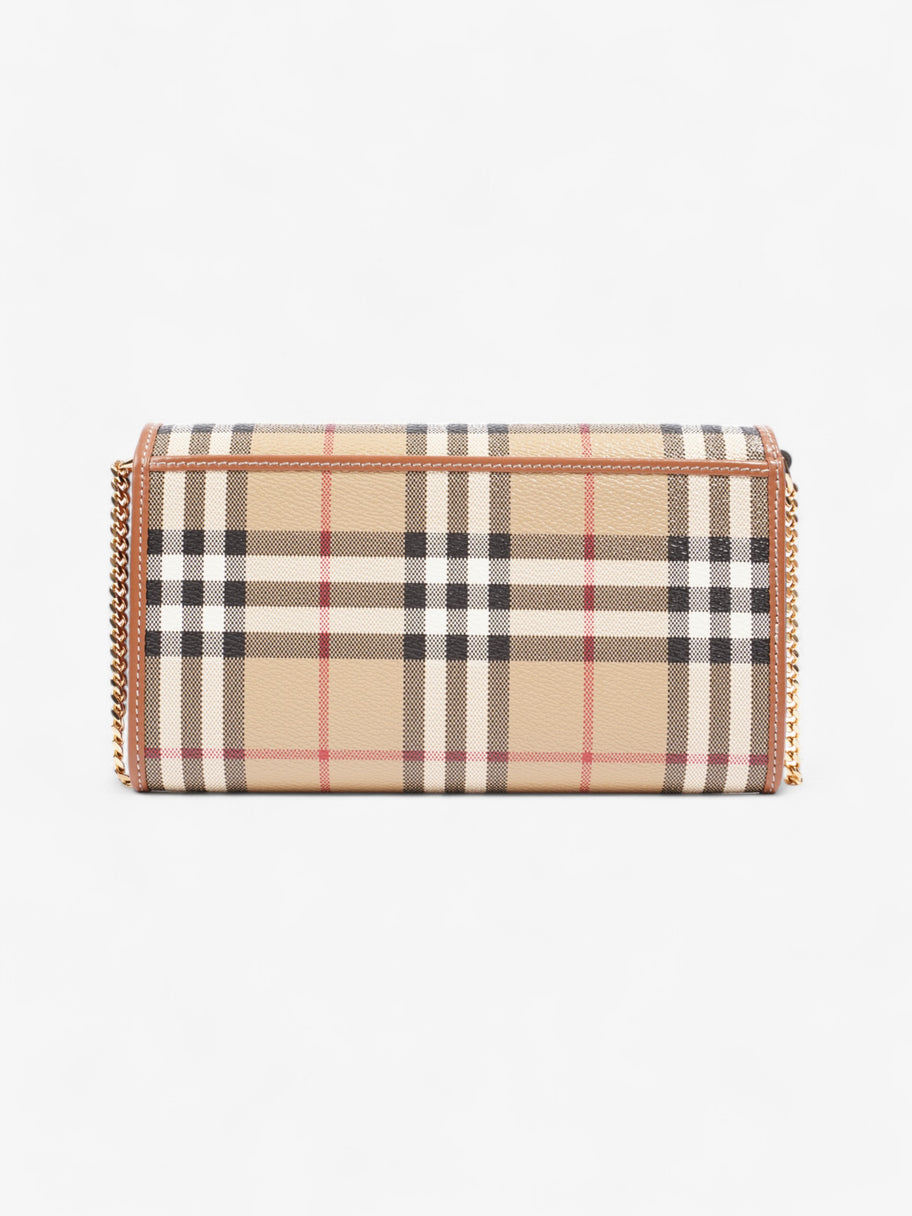 Burberry Wallet on chain Burberry Check Coated Canvas Image 4