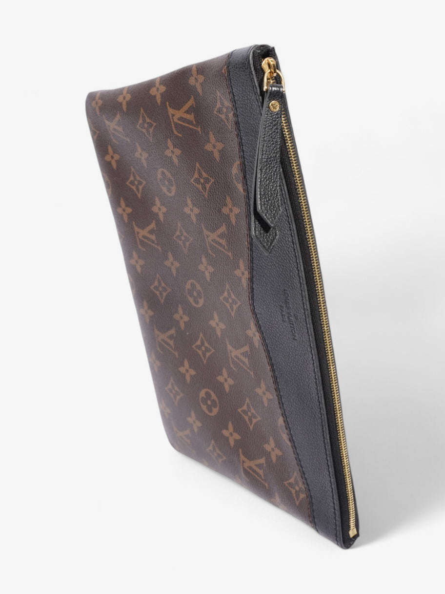 Louis Vuitton Daily Pouch Monogram / Black Coated Canvas Image 7