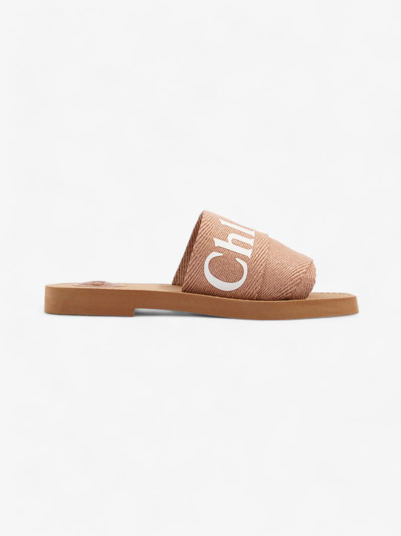  Chloe Woody Slides Pink Tea Canvas EU 35 UK 2