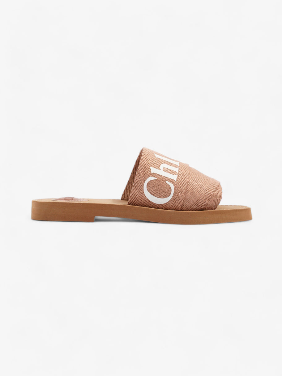 Chloe Woody Slides Pink Tea Canvas EU 35 UK 2 Image 1