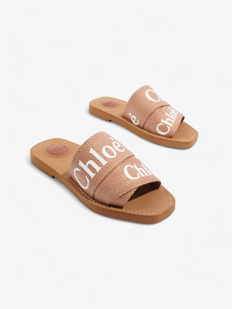  Chloe Woody Slides Pink Tea Canvas EU 35 UK 2