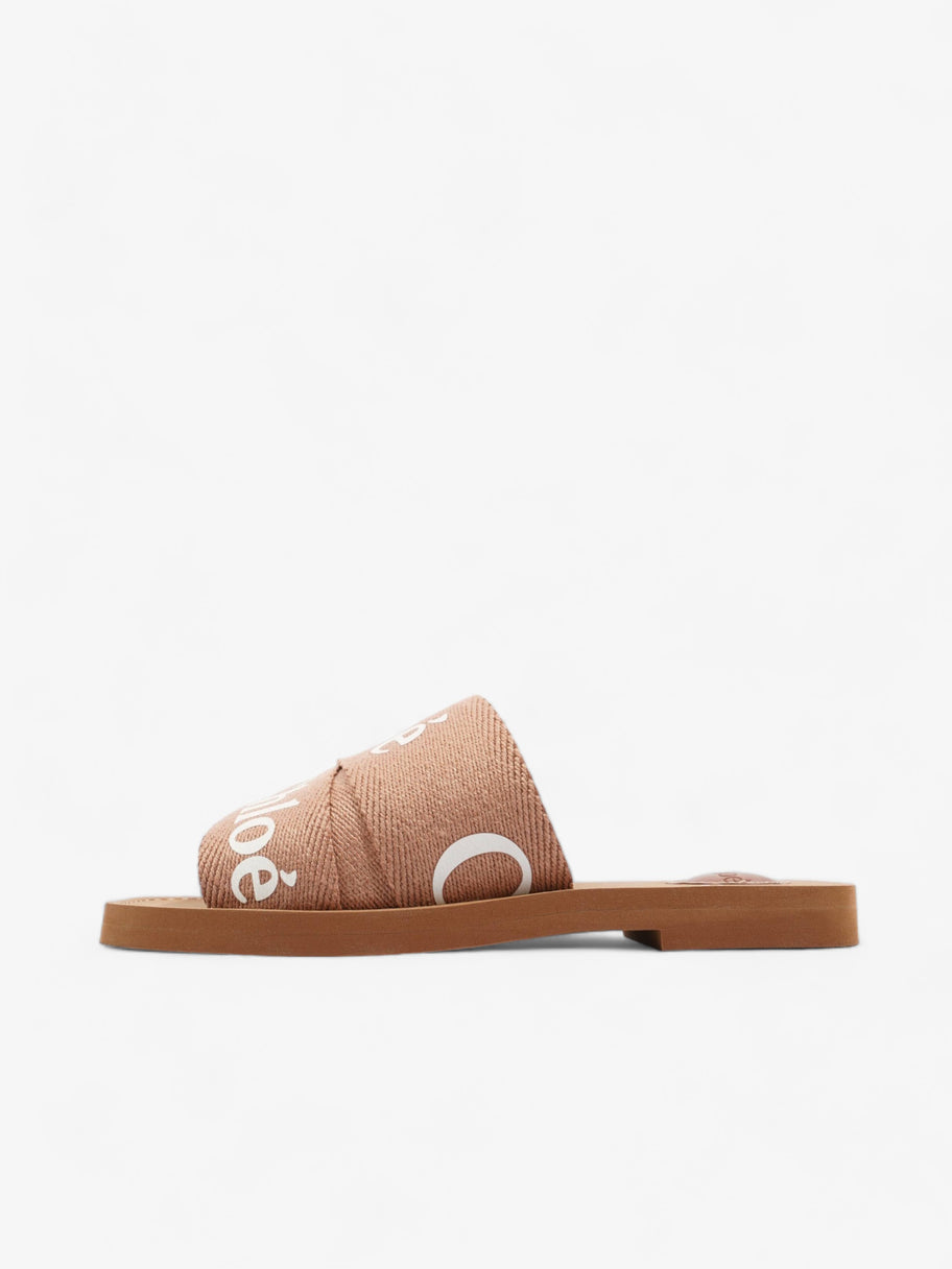 Chloe Woody Slides Pink Tea Canvas EU 35 UK 2 Image 3