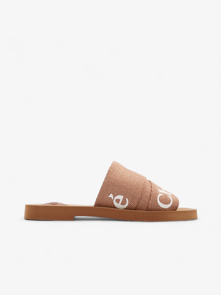 Chloe Woody Slides Pink Tea Canvas EU 35 UK 2 Image 5