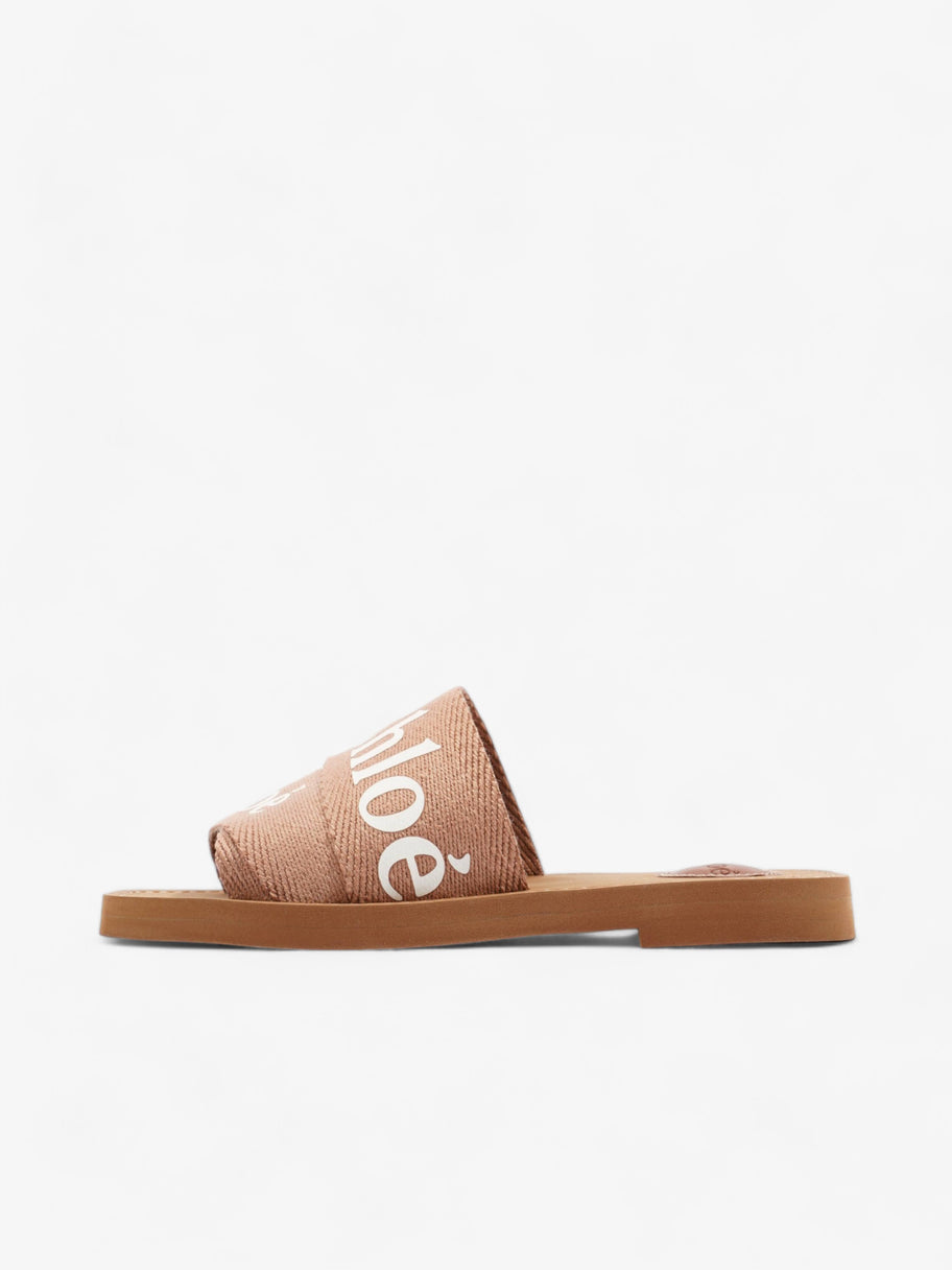 Chloe Woody Slides Pink Tea Canvas EU 35 UK 2 Image 6