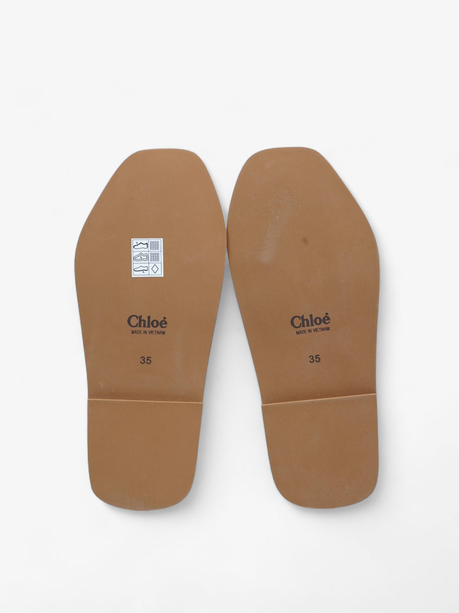 Chloe Woody Slides Pink Tea Canvas EU 35 UK 2 Image 7