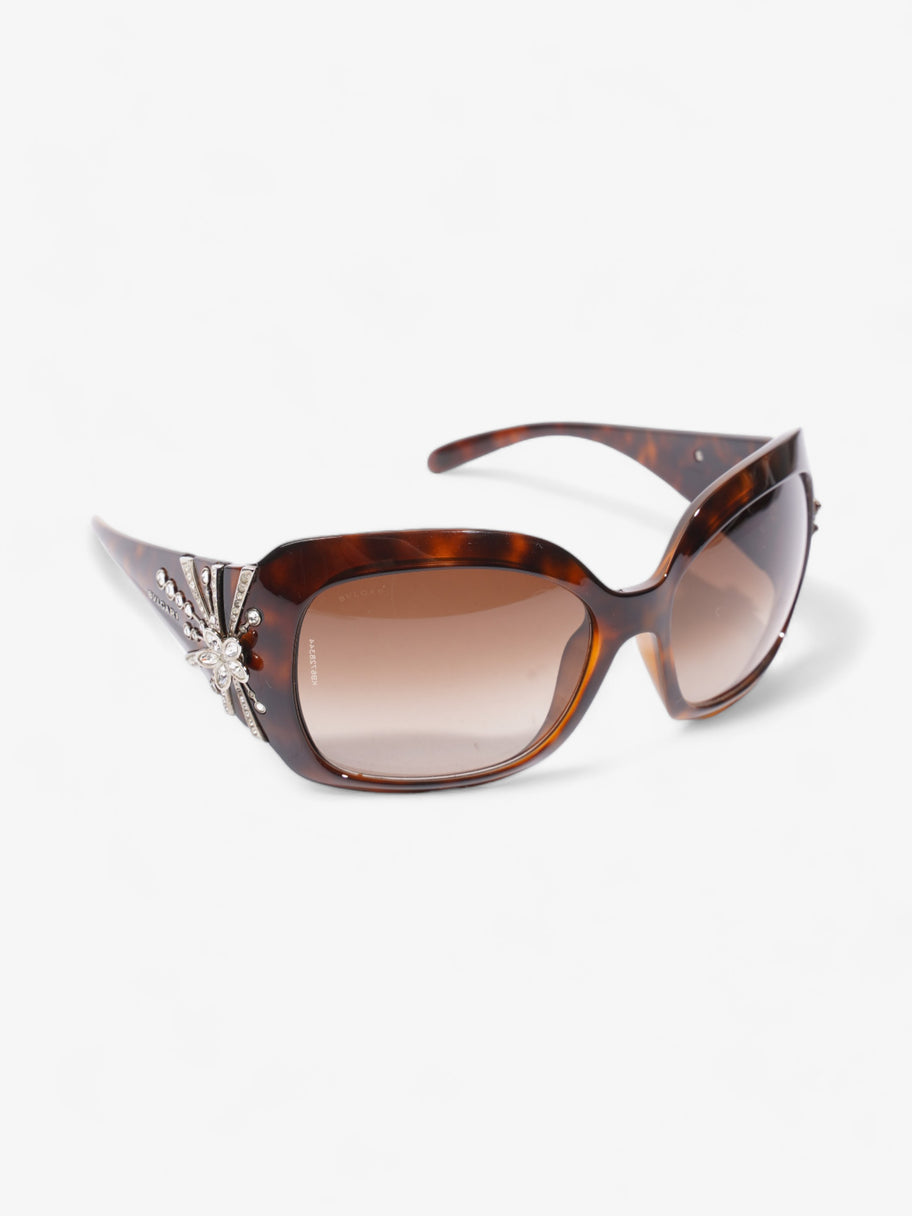 Bvlgari Limited Edition Fireworks Oversized Sunglasses Tortoise Acetate 125mm Image 5