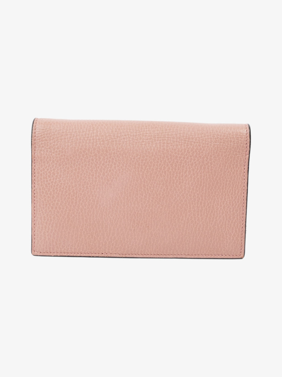 Gucci Interlocking G Chain Wallet Light Pink Leather Image 4