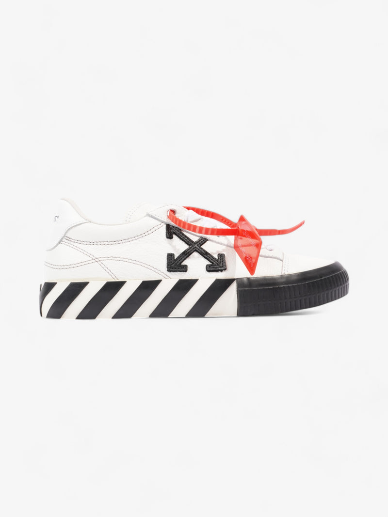  Off White Vulcanised Low-top White  / Black / Red Leather EU 38 UK 5