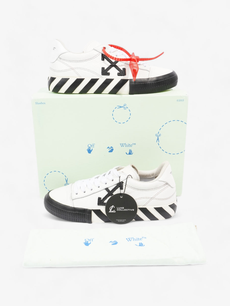 Off White Vulcanised Low-top White  / Black / Red Leather EU 38 UK 5 Image 10