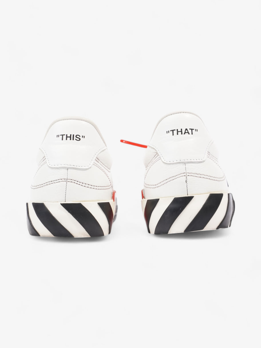 Off White Vulcanised Low-top White  / Black / Red Leather EU 38 UK 5 Image 6