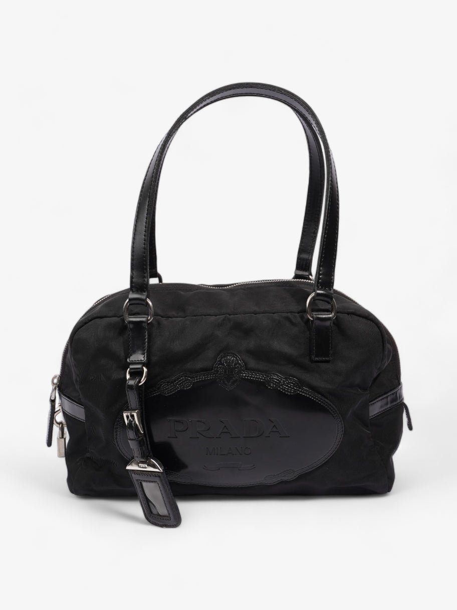 Prada Canapa Logo Black Nylon Image 1