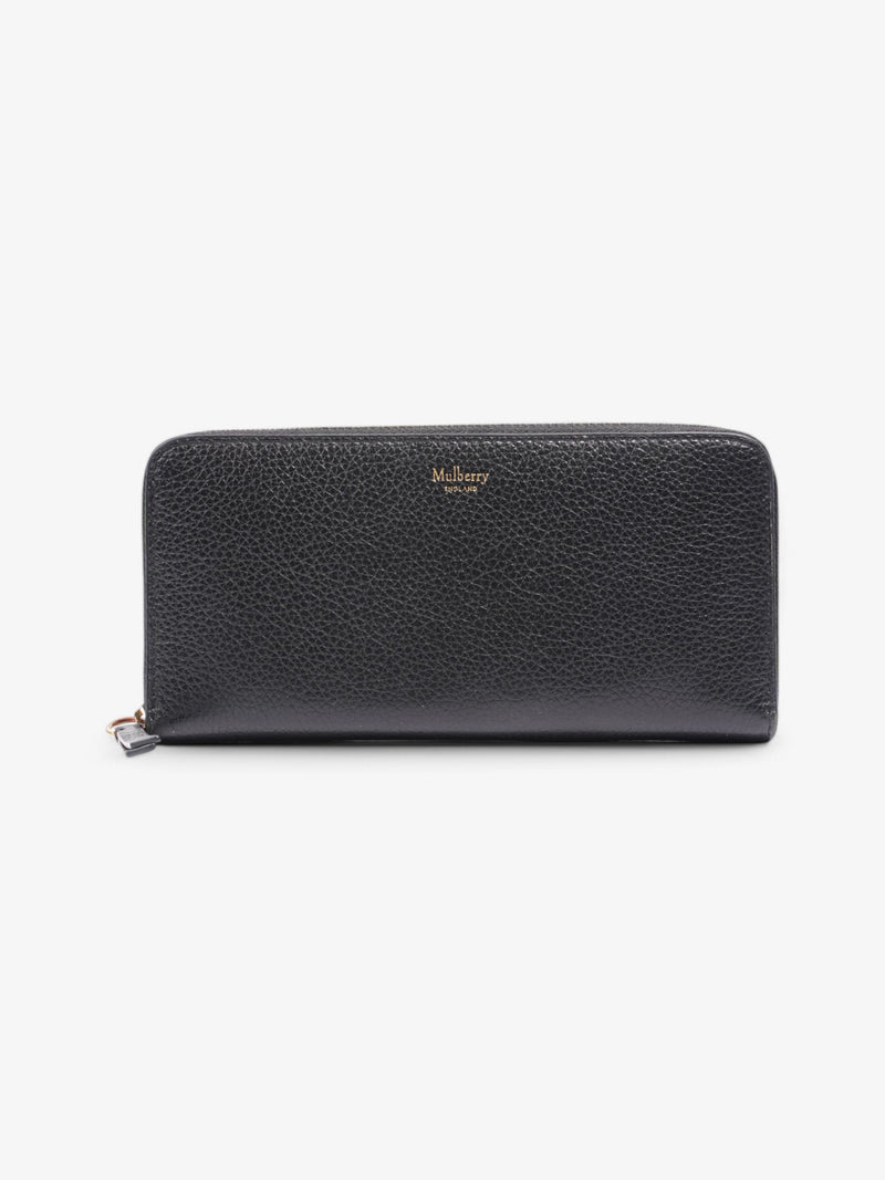  Mulberry Continental Wallet Black Leather