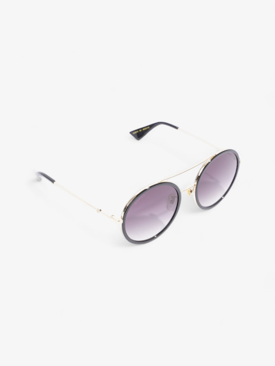 Gucci Round Sunglasses Black / Gold Base Metal 140mm Image 5