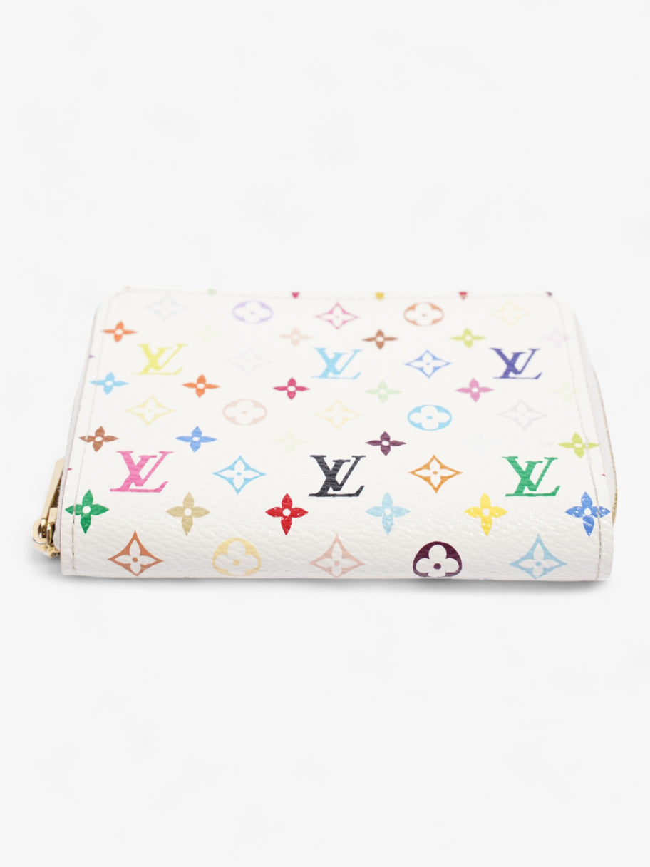 Louis Vuitton Takashi Murakami Zippy Coin Wallet White / Monogram Multicolour Calfskin Leather Image 5