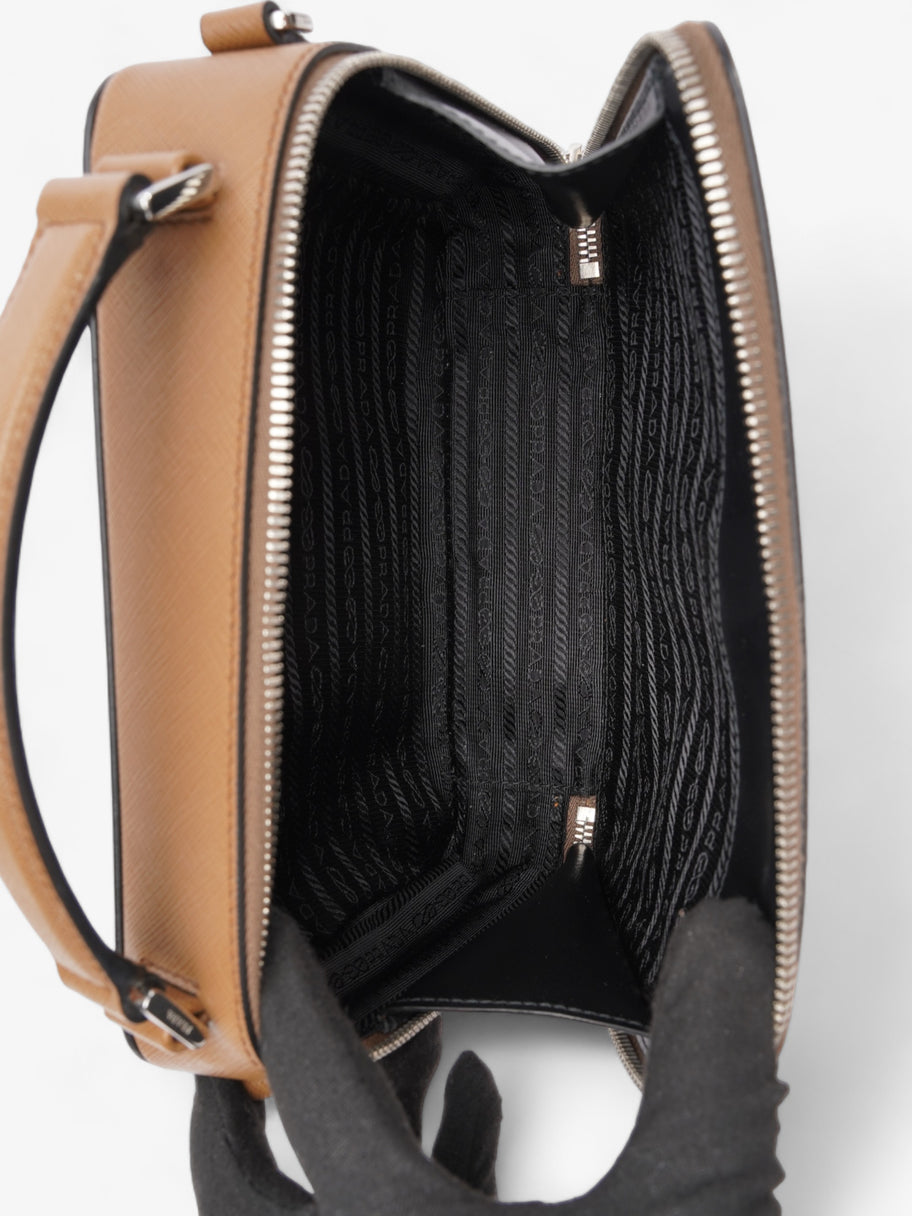 Prada Medium Brique Caramel Saffiano Leather Image 8