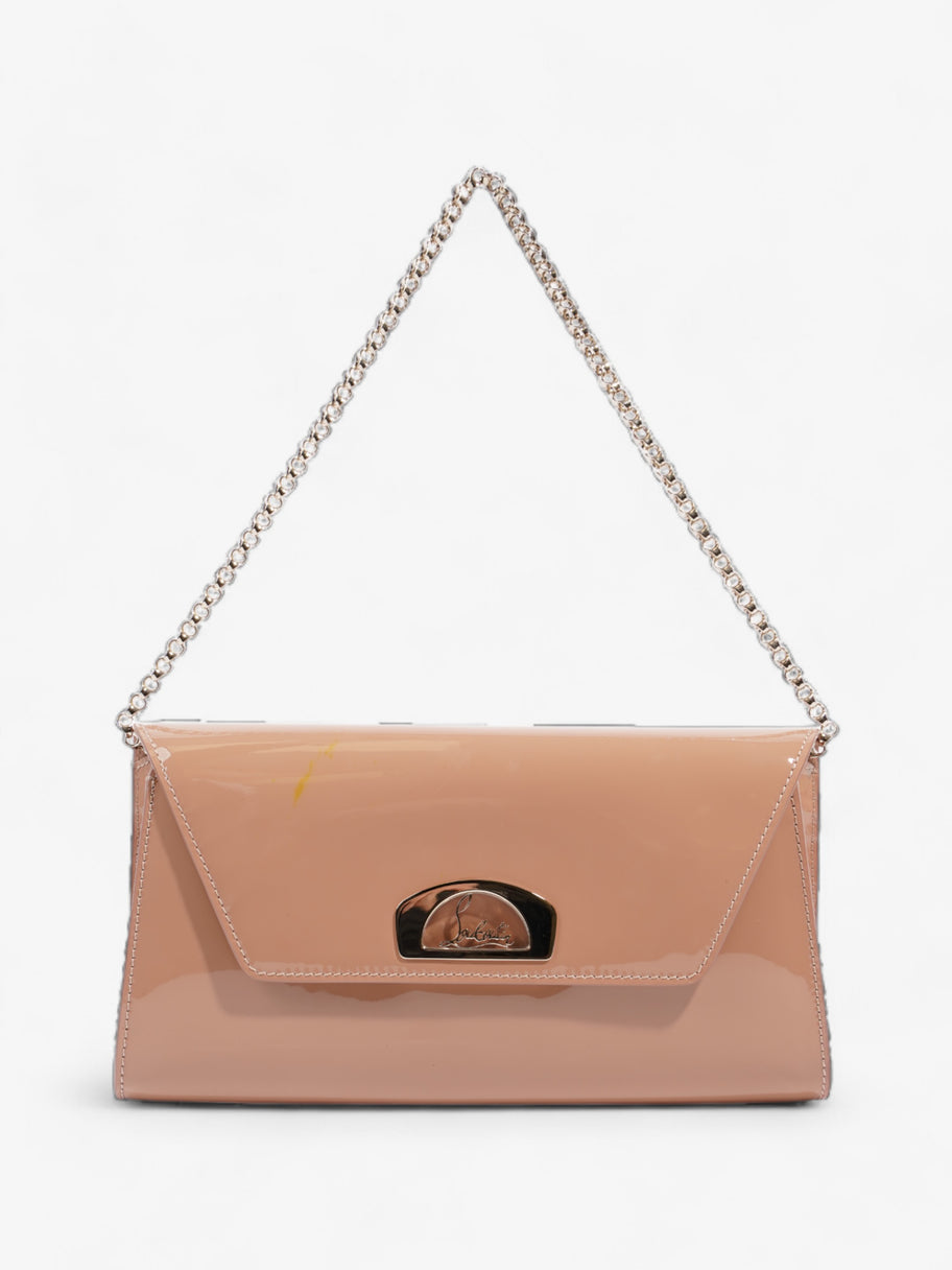 Christian Louboutin Vero Dodat Clutch Nude Patent Leather Image 1