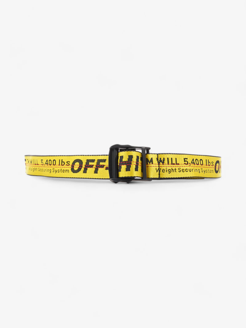  Off White Industrial Belt Yellow Fabric