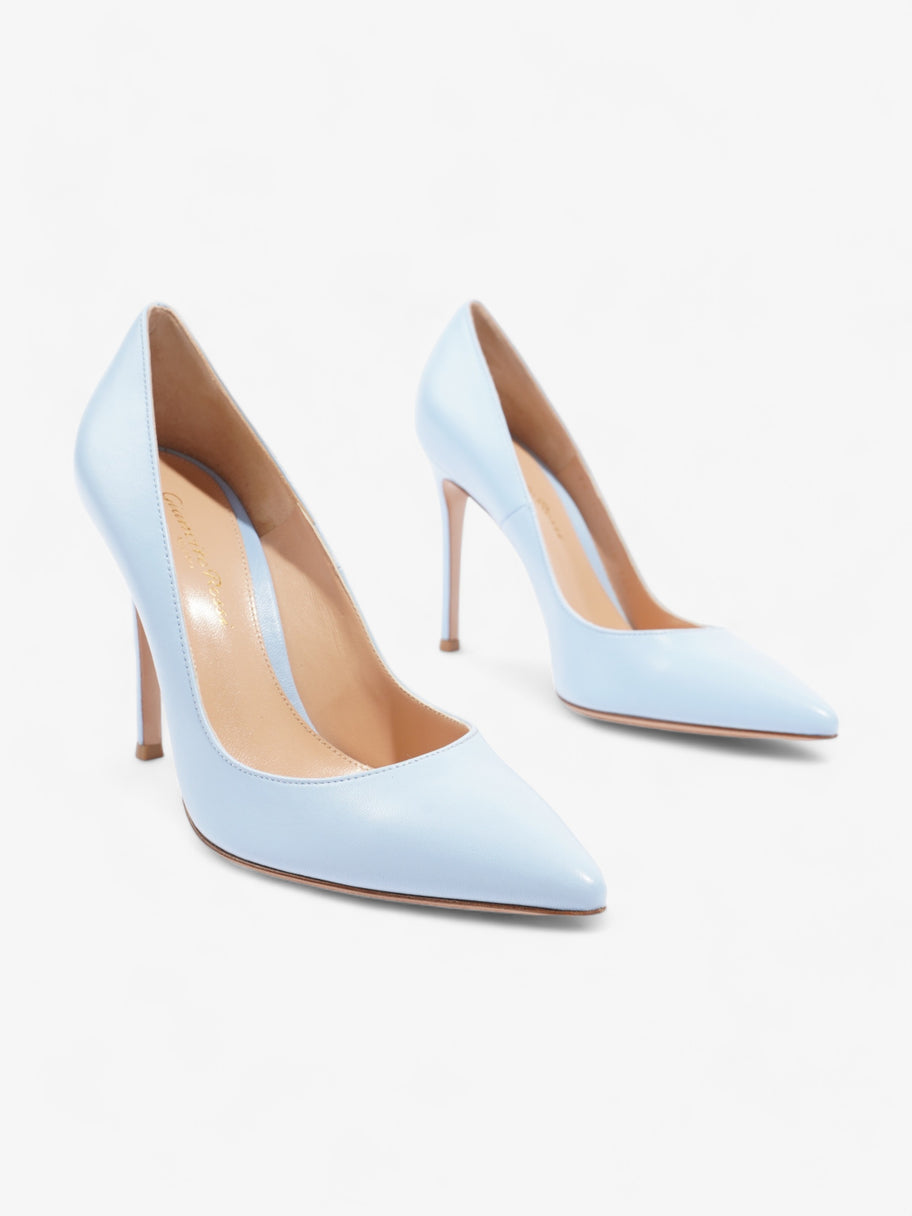 Gianvito Rossi Leather Heels 100 Blue  Leather EU 36.5 UK 3.5 Image 2