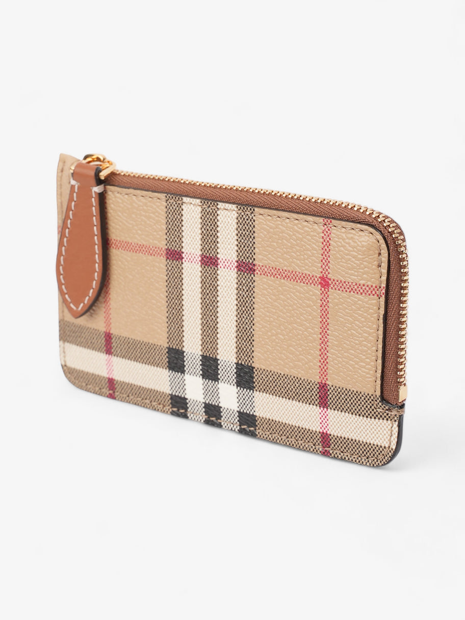 Burberry Somerset Card Case Archive Beige / Vintage Check Canvas Image 6