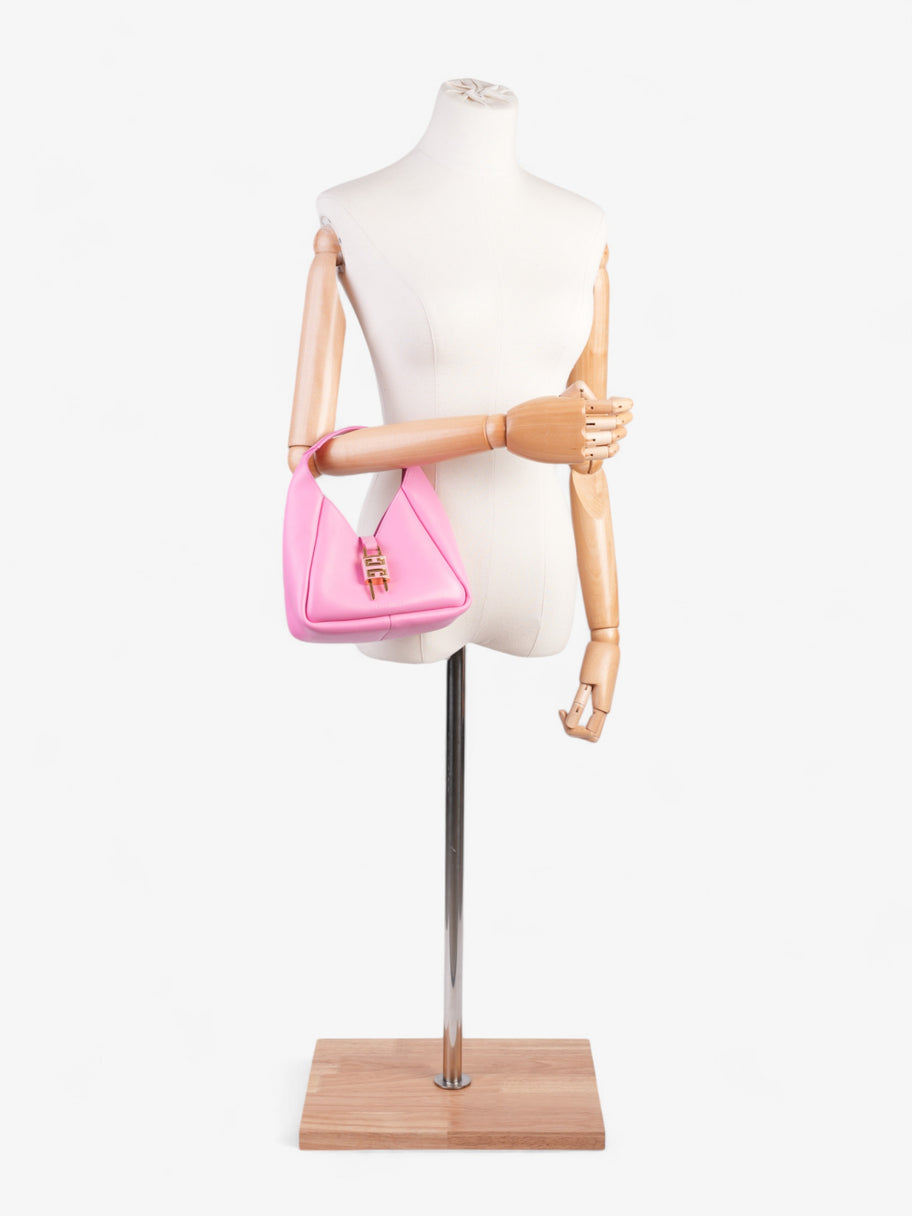 Givenchy Hobo Bag Bright Pink Calfskin Leather Mini Image 2