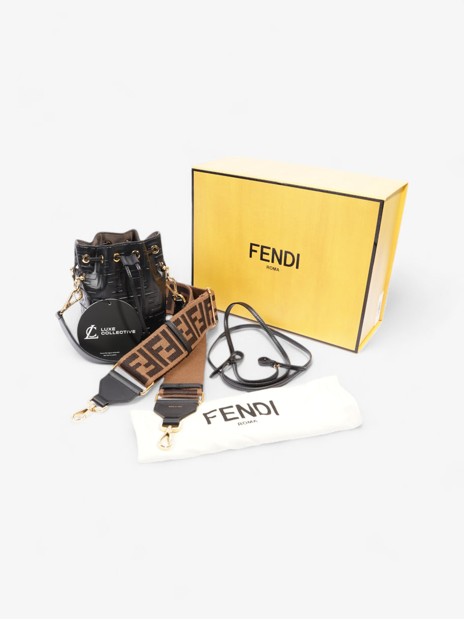 Fendi Mon Tresor Black Calfskin Leather Small Image 9