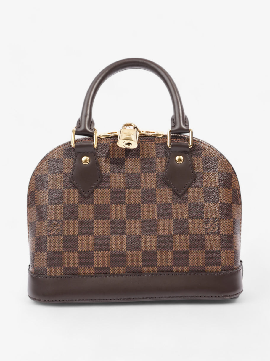 Louis Vuitton Alma Damier Ebene Coated Canvas BB Image 4