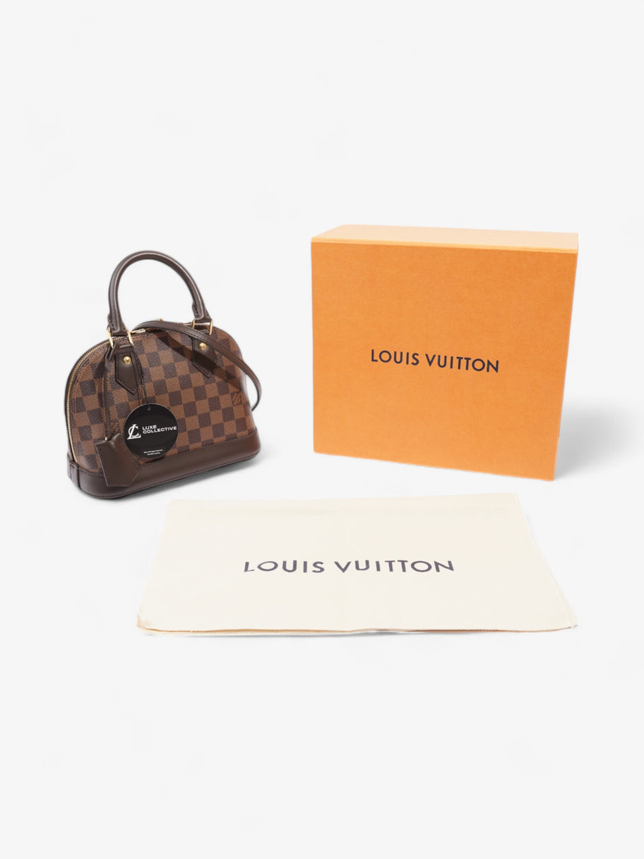 Louis Vuitton Alma Damier Ebene Coated Canvas BB Image 8