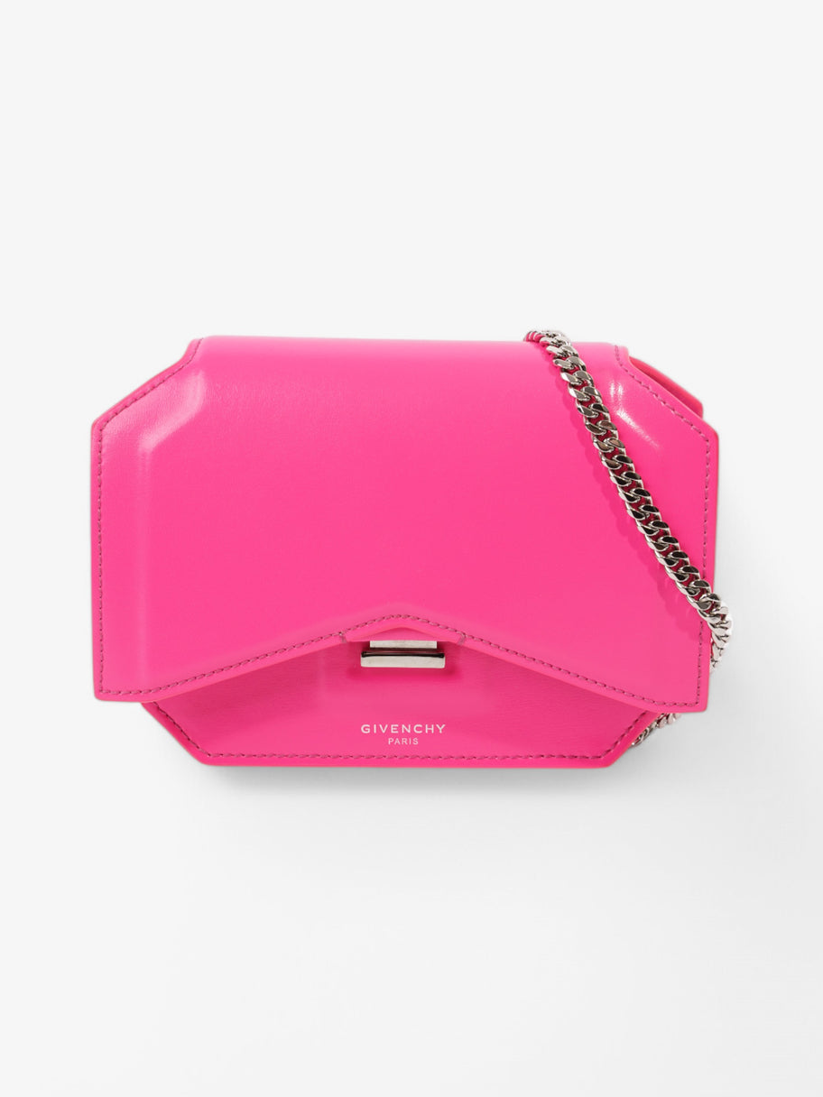 Givenchy Bow Cut Crossbody Neon Pink Leather Mini Image 1