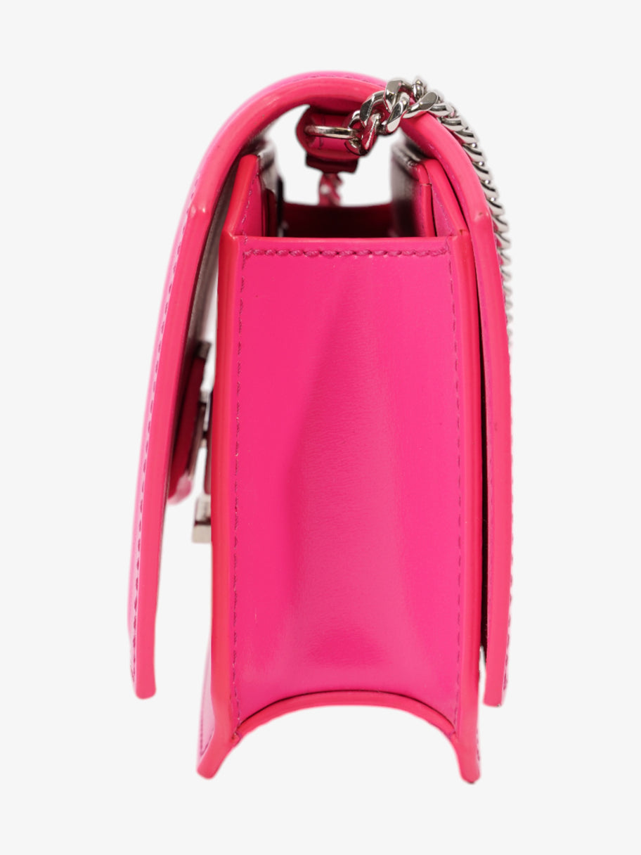 Givenchy Bow Cut Crossbody Neon Pink Leather Mini Image 3