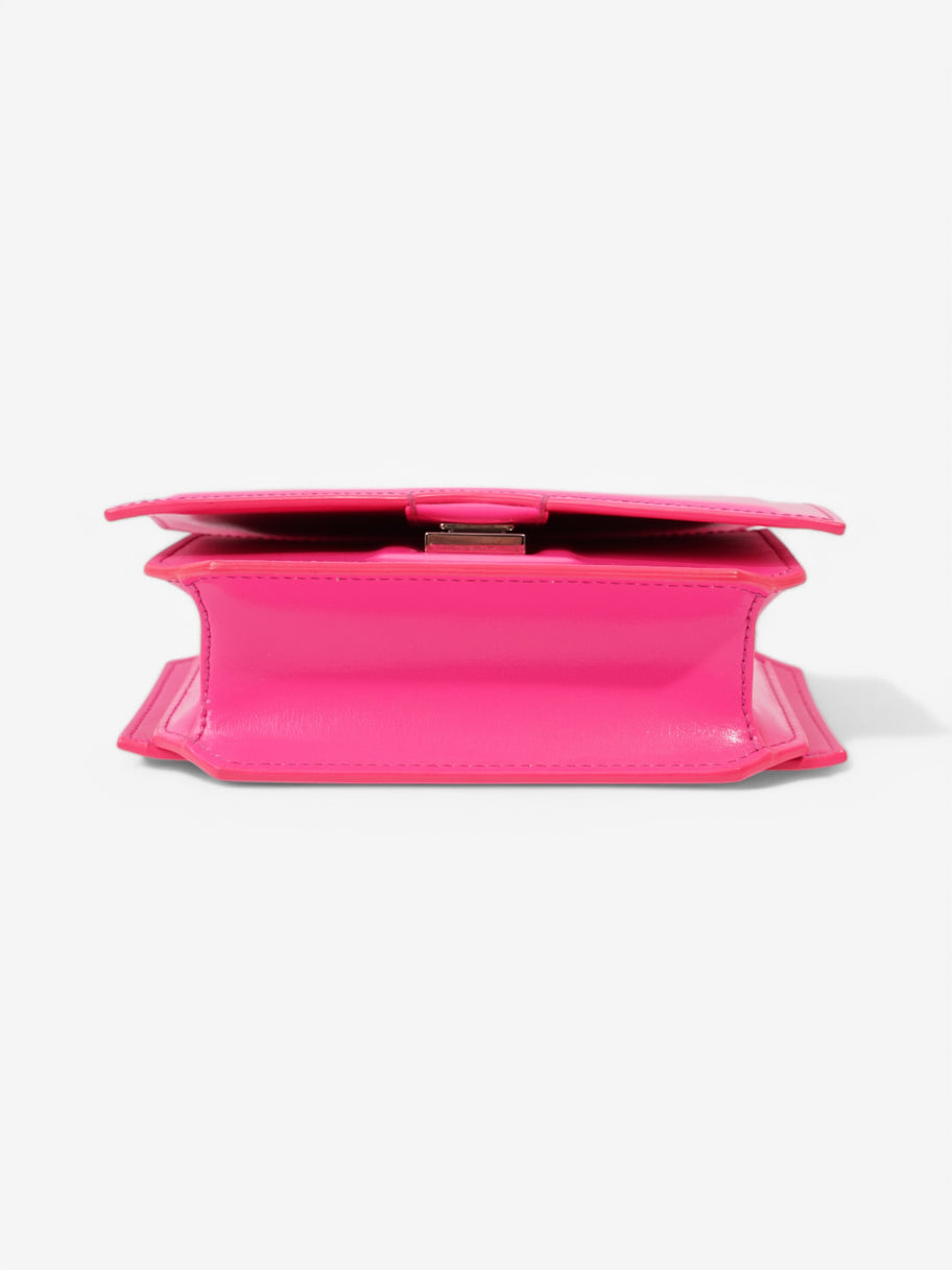 Givenchy Bow Cut Crossbody Neon Pink Leather Mini Image 6