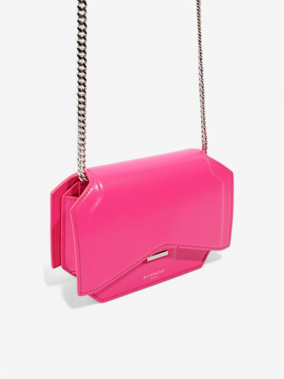 Givenchy Bow Cut Crossbody Neon Pink Leather Mini Image 7