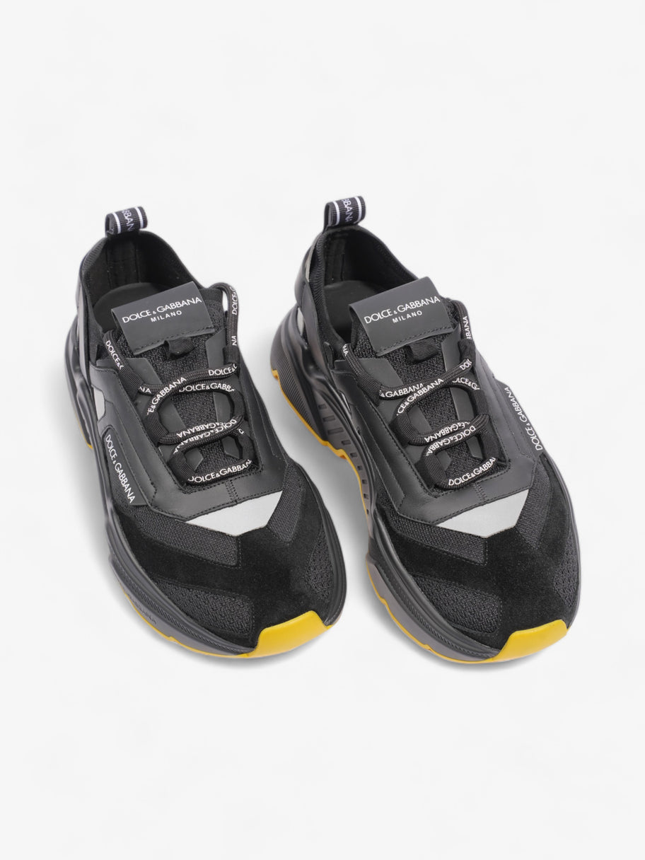 Daymaster Stretch-Knit Sneakers Black / Grey / Yellow Mesh EU 41.5 UK 7.5 Image 8