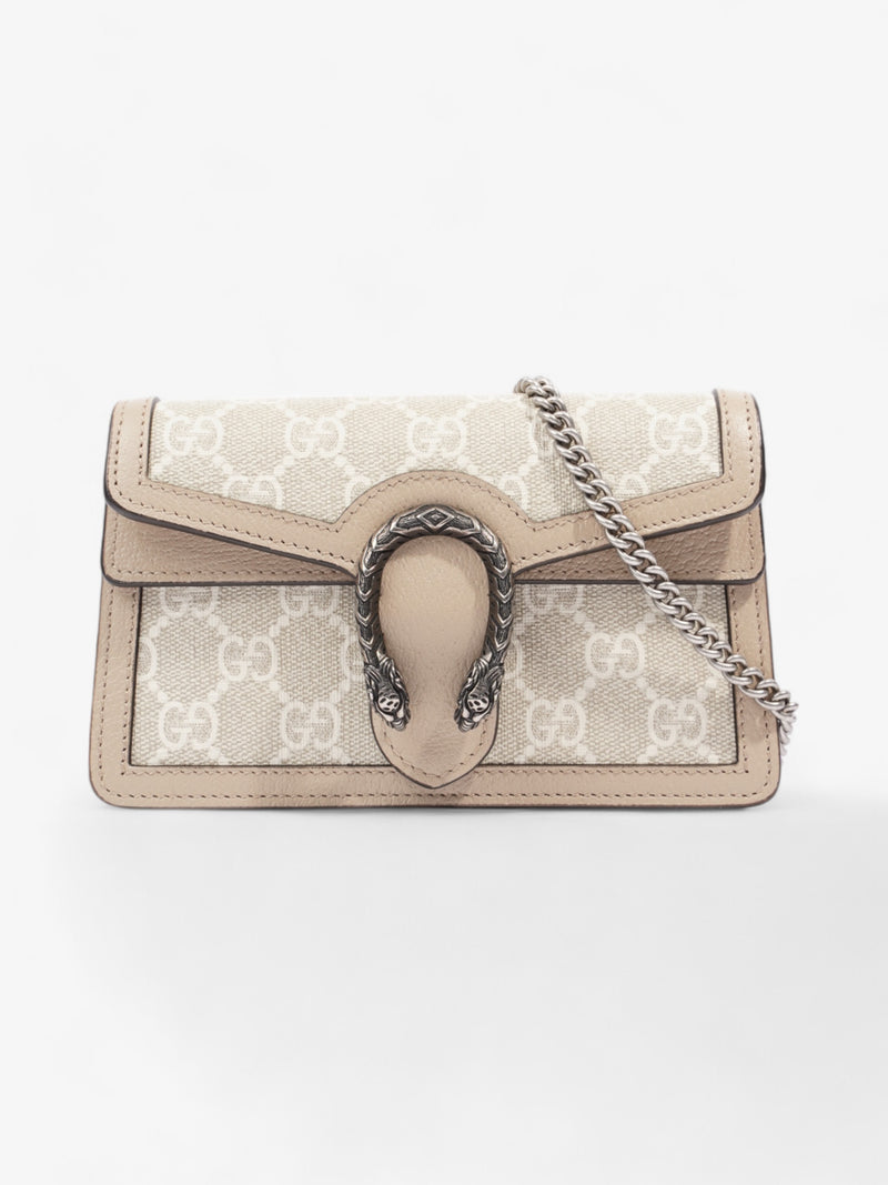  Gucci Dionysus GG Supreme / Beige Coated Canvas Super Mini