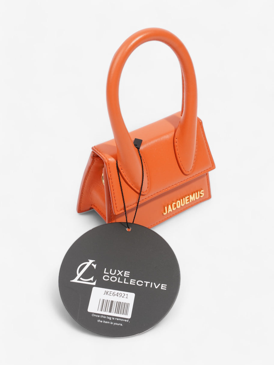 Jacquemus Le Chiquito Orange Leather Image 8