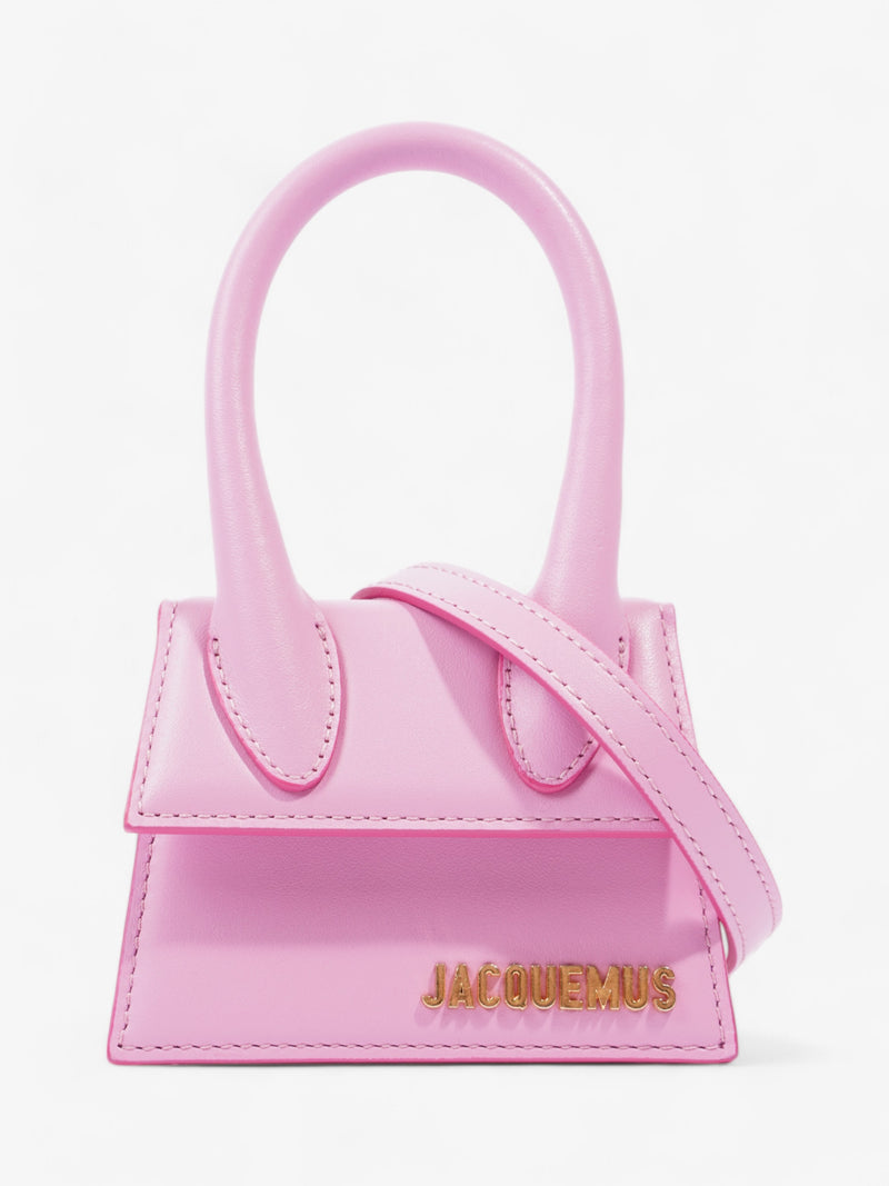  Jacquemus Le Chiquito Light Pink Leather Mini