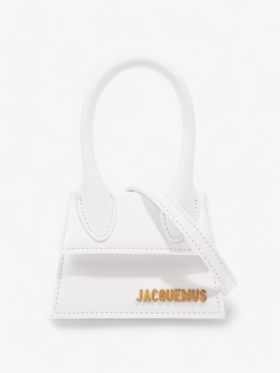 Jacquemus Le Chiquito White Leather Mini Image 1