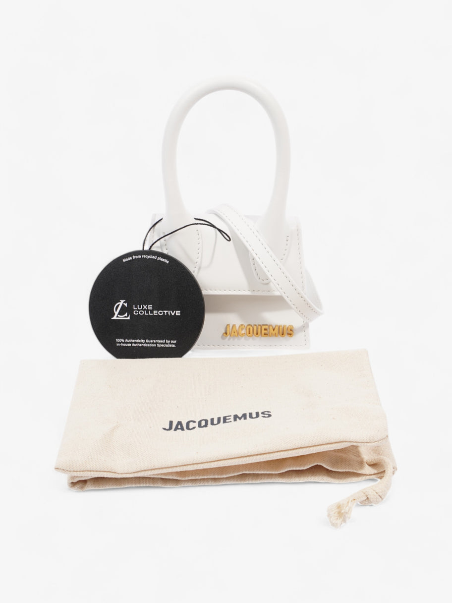 Jacquemus Le Chiquito White Leather Mini Image 9