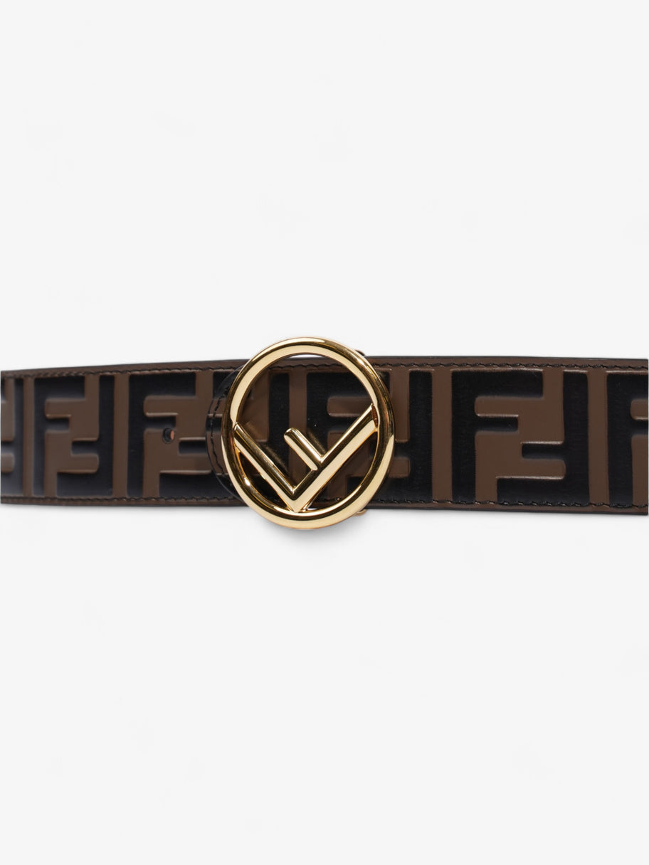 Fendi F is Fendi Belt Black / Brown Leather 85cm / 34