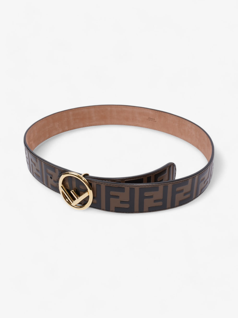 Fendi F is Fendi Belt Black / Brown Leather 85cm / 34