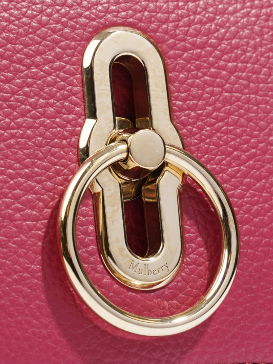 Mulberry Amberley Berry Pink Leather Small Image 7