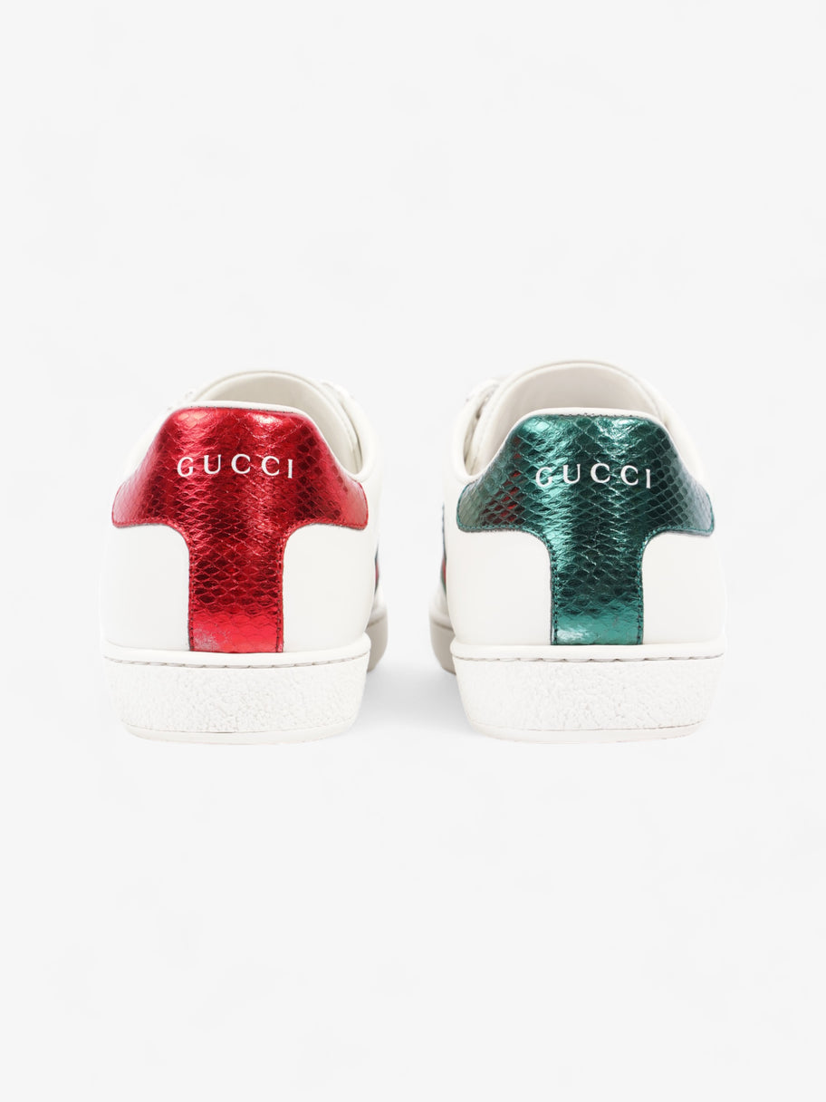 Gucci Ace Sneakers with Bee White / Green / Red Leather EU 37 UK 4 Image 6