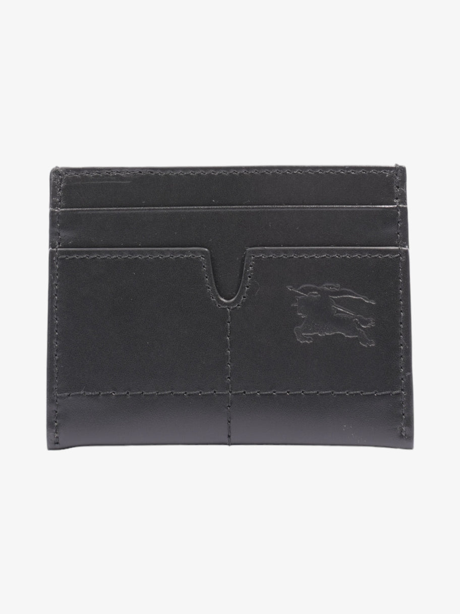 Burberry Snip Card Case Black Leather Image 2