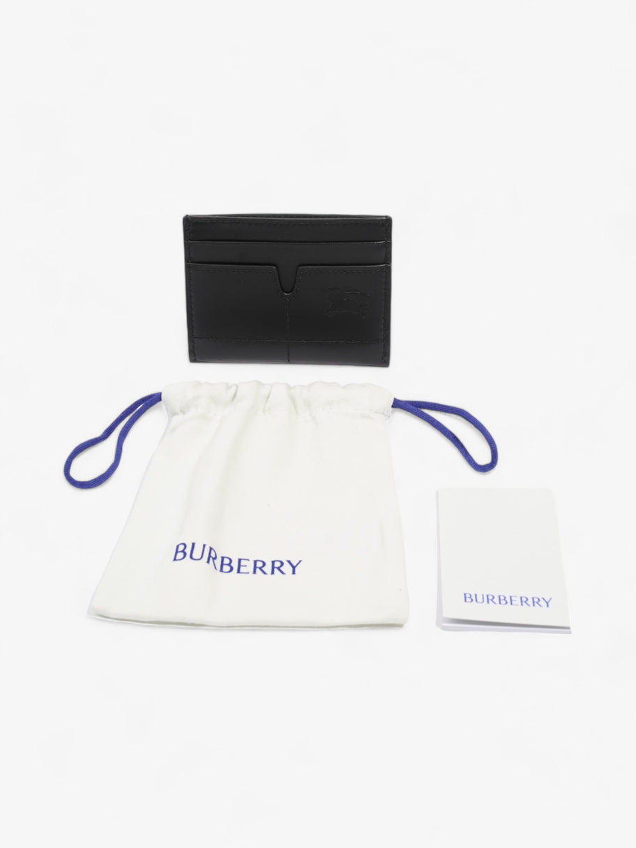 Burberry Snip Card Case Black Leather Image 5