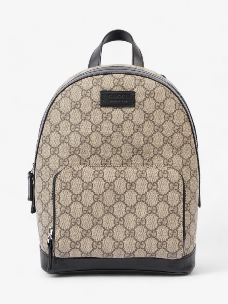  Gucci Supreme Backpack Monogram Coated Canvas