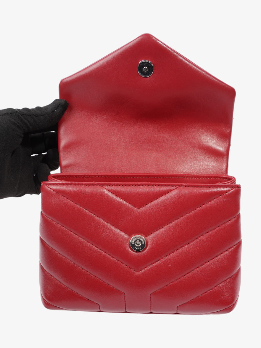 Saint Laurent Loulou Toy Red Leather Image 7