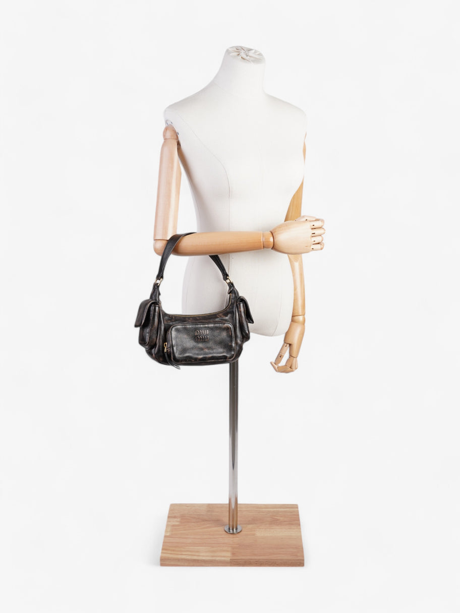 Miu Miu Pocket Bag Brown Nappa Leather Image 2