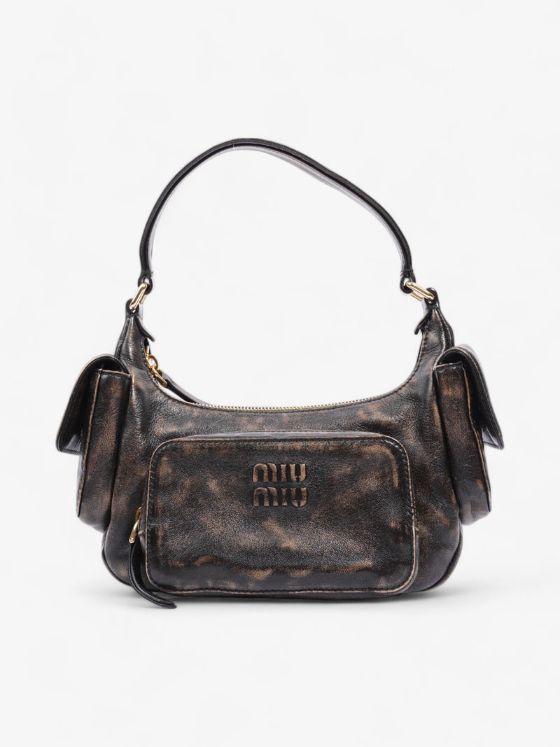  Miu Miu Pocket Bag Brown Nappa Leather